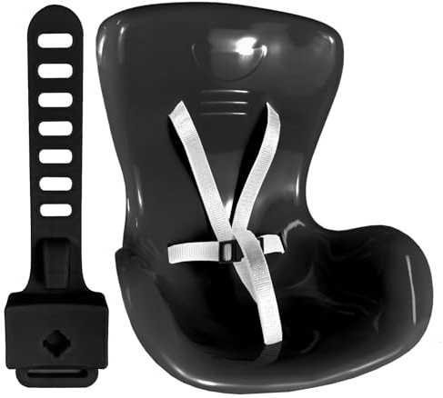 ZYMIADOU Bicycles Handlebar Mounted Doll Seat for 10-17cm Collector Display Protecting Design Decorative Display Unique Car Ornaments for Doll Fans
