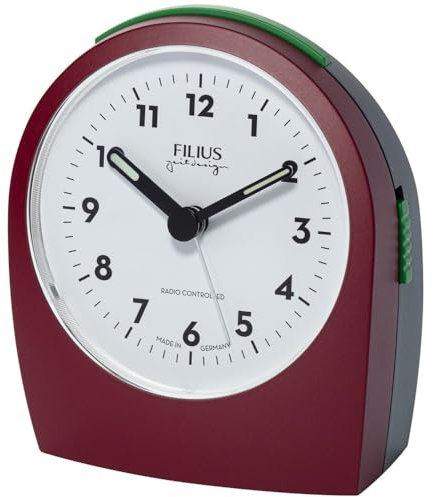 Filius 0545-1 Funkwecker Weinrot-Graphit