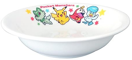 Kaneshotouki 144142 Pokemon Assiette à fruits, vaisselle pour enfants, passe au lave-vaisselle, passe au micro-ondes, vaisselle, marchandises, 15 cm, fabriquée au Japon