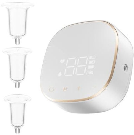 MANDDLAB Elektrischer Brustwarzen-Korrektor, Tragbar, Niplette, Korrigiert Flach- und Hohlwarzen mit Leichtigkeit, Um das Stillen zu Erleichtern - C