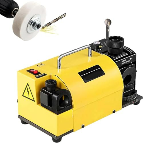 zxmeimm Affûteuse de forets Portable,avec 11 collectes et Angle réglable de ф3-ф13mm,affûteuse de mèches de routeur réglable de Haute précision,CBNgrindingwheels