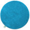 Floordirekt Badematte Sky Soft | Eckig & Rund | Badezimmerteppich | Extra flauschig | rutschfest & Schnell trocknend | Viele Farben & Größen (Rund | Ø 120 cm, Türkis)