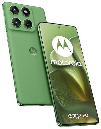 Motorola edge 60 con Moto AI 8/256GB, Fotocamera 50+50+10MP, selfie 50MP, Display 6.67 pOLED 120Hz, MediaTek Dimensity 24M, batteria 5200mAh, ricarica 68W, Android 15, PANTONE Shamrock