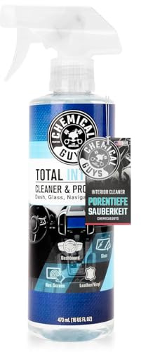 Chemical Guys® Total Interior Cleaner SPI22016 – Für alle Oberflächen im Innenraum, Cockpit Reiniger porentiefe Reinheit für Kunststoff, Polster, Leder - Cockpitpflege 473ml