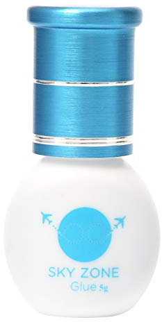 FADLASH 5ml Sky Zone Wimpernverlängerungskleber, Schwarz, 1-2 Sek., Extra starke Kleberretention, 7 Wochen, Wimpernkleber für Professionelle