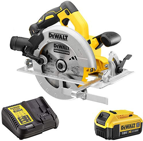 DeWalt DCS570N 18V 184mm Brushless Circular Saw with 1 x 4.0Ah Battery & Charger