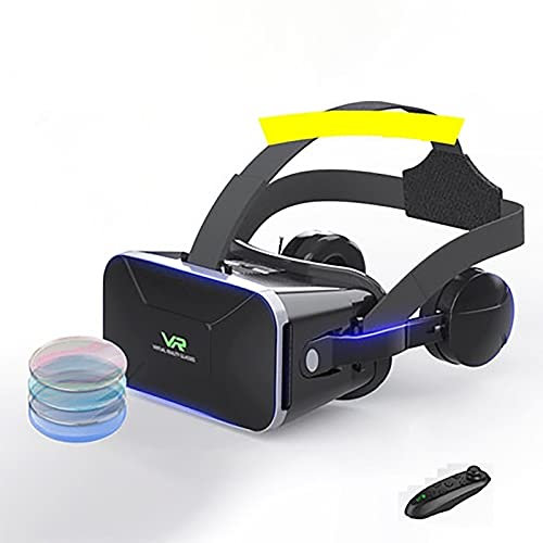 CYLZRCl Auriculares 3D VR, Gafas 3D VR Inmersión Espacial Tridimensional 360 ° Películas Regalo Niños Adultos Suave Cómodo Distancia Ajustable (Color : Nano 2)