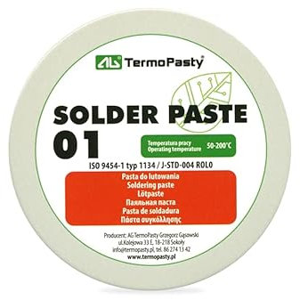 TermoPasty TOP Flux Soldering Paste in The 40 g tin for Electronics SMD Plumbing DIY etc.UK, Natural