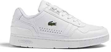 Lacoste Herren Low-Top Sneaker T-Clip 0120 2 SMA, Männer Halbschuhe,schnürschuhe,schnürer,Business,Freizeit,WHT/WHT (21G),40 EU / 6.5 UK