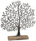 formano Lebensbaum 33 cm Aluminium mit Mangoholz Dekoration Baum