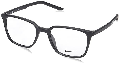 Nike Optical Brille, Mattschwarz, 53/19/145, Unisex, Erwachsene, Mattes Schwarz