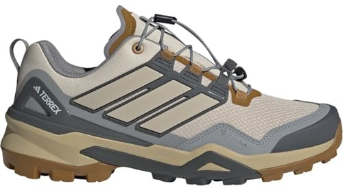 Adidas, Mens Terrex Skychaser Gore-TEX Hiking Shoes Wonder Beige/Wonder Beige/Grey 8.5 Medium