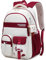 KESUDE Schulrucksack Teenager Mädchen - Rucksack Mädchen Schulranzen Jungen Großer Wasserdicht Schultasche Damen Daypack School Bag Backpack für Schule Ranzen Reise mit Anhänger