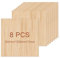 8 Pcs Sperrholzplatte 3MM：300x300MM Sperrholz Glatte Oberfläche Holz Platten Färben Malen Holzplatt für DIY Holzarbeiten Laserbearbeitung Brandmalerei Modellbau