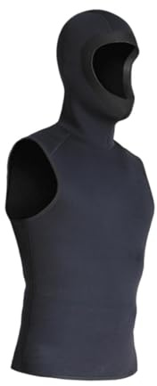 Muta con cappuccio in neoprene da 3 mm, per uomini e donne, termica, per nuoto, surf, immersioni, XL