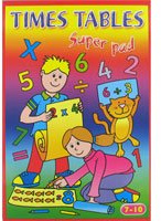 Brown Watson Times Tables Super Pad, multicolour