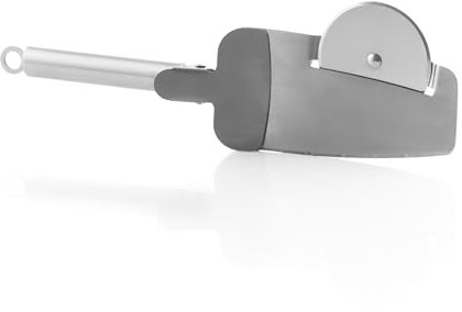 InnovaGoods - Cortador De Pizza 4 en 1 Nice Slice, Acero Inoxidable, Fácil Uso y Limpieza, Diseño Moderno, Plateado, Plata