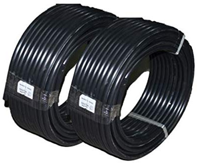 JARDIN202 - Tubo Goteo 16 mm - 50 Metros Sin Gotero | Pack 2 Rollos | 100ml en total