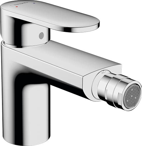 hansgrohe Vernis Blend - grifo lavabo con vaciador automático, grifo monomando lavabo 80 mm, mezclador monomando lavabo ahorro de agua (EcoSmart), cromo, 71210000