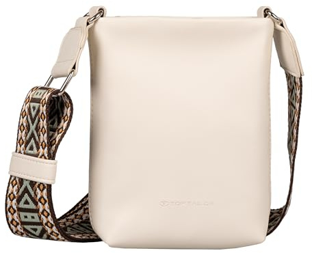 TOM TAILOR Palina Damen Handytasche Umhängetasche Mittelgroß Weiß