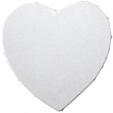 Dukrulle för målning Rullad duk 1 st Vita tomma konsttavlor Hjärtformade sträckta inramade konstnärsduk för oljemålning Akryl Akvarell Oljemålarbräda Dukrulle (Färg: 30cm) (nul)