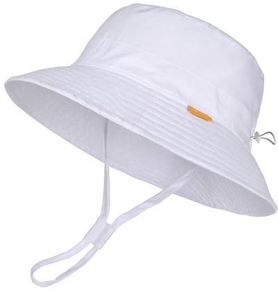FURTALK Baby Kleinkind Kinder Sonnenhut UV-Schutz Fischerhut Jungen Mädchen Verstellbarer Faltbare Sommer Strand Sonnenschutz Bucket Hat mit Breite Krempe