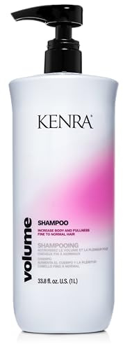 Kenra Professional Volume Shampoo | Creates Body, Bounce & Fullness | Increases Volume up to 45% | Adds Shine | Color Safe | Fine To Normal Hair | 33.8 fl. oz.