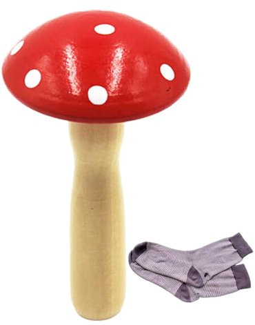 Humkopnl Stopfpilz für Socken, kleiner Stopfpilz aus , Nähzubehör, niedlicher Pilz-Darner für Mutter, Schwester, Oma, USD2H1565ILTC6J40N2K
