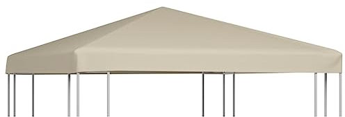 Furniture Select Gazebo Abdeckhaube, 310 g/m, 3 x 3 m, Beige