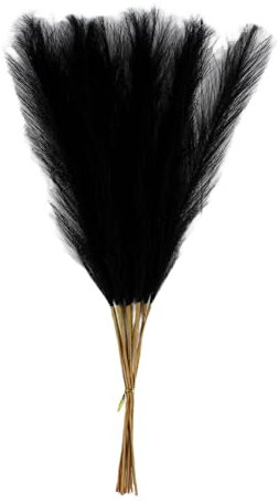 Ukbzxcmws 30 pièces d'herbe de la pampa artificielle Hauteur 53 cm Simulation réaliste Herbe de la pampa Fleurs séchées Décoration pour mariage