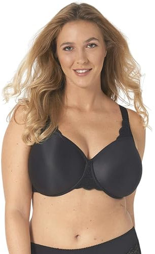 Reggiseno Triumph Minimizer Riduce Seno Ferretto Taglie Grandi Amourette 300W01 Taglia 3 Coppa F Nero Black 0004