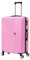Flymax 29 Large Suitcases on 4 Wheels Lightweight Hard Shell Luggage Durable Check in Hold Luggage Built-in 3 Digit Combination Pink 106L
