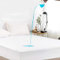 Scheuling Design-Waterproof Mattress Protector-Soft Breathable Cotton Mattress Cover-Anti-Allergic, Anti-Dust Mite & Hygienic (100 x 200 cm)