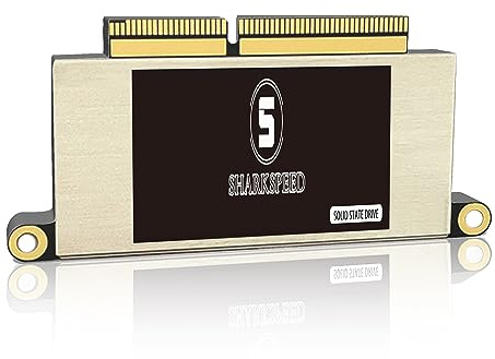 S SHARKSPEED SSD 256GB NVMe Replacement for MacBook Pro Retina 13 A1708 (Late 2016, Mid 2017) EMC 2978/3164 Non-Touch Bar Models M.2 PCIe Gen3.0x4 (MAC Original Interface)