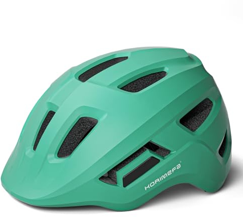 KORIMEFA Fahrradhelm, verstellbar, für Kinder, 2-8 Jahre (Grün, S)
