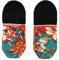 XPOOOS Eleonor Invisible Damen Footies, Multicolor, 36-41, No show Untsichtbare Füsslingemit Silikon Pad