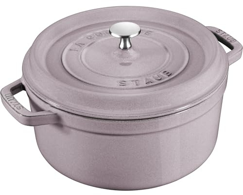 Staub Cast Iron 4-qt Round Dutch Oven - Lilac