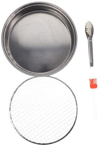 CAXUSD Parrilla Portátil De Tapa Parrilla De Barbacoa Desechable Resistente Multifuncional Para Acampar