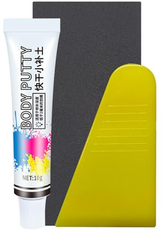 Pasta de reparación para abolladuras de coche – Sellado de grietas en seco rápido, masilla de pintura para coche, crema de relleno para arañazos de vehículos, compuesto para alisar imperfecciones