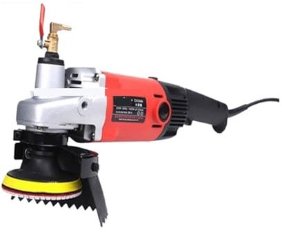 JHXHFJXZ Máquina eléctrica for Pulido de Piedra húmeda, Granito, mármol, 1400w, lijadora, Amoladora Manual, Molino de Agua, Velocidad Ajustable para pulir mármol, Granito y Piedra