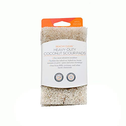 Full Circle Cleaning Products Beachy Clean Heavy Duty Coconut Scour Pads 3pk, 3 CT