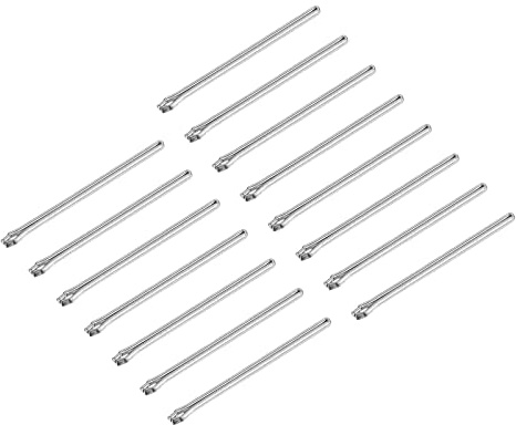 sourcing map 15 stycken klockarmband länkar spridare sortiment 24 mm rostfritt stål 1 mm diameter klockarmbandsstänger splint för klockarmband reparation silver lera