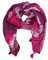 QUEEN HELENA Warmer Winterschal für Damen SC22-14 fuchsia, Einheitsgröße