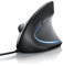 TITANWOLF- Vertical Ergonomic USB Mouse Wired Optical Mouse, Mice with Ergonomic design, 6 Buttons 1600dpi prevention against mouse arm tennis elbow, For Laptop Desktop PC Computer Macbook