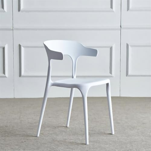 buybuy Kit Sedie Napoli appendibili al tavolo in PP, robusta e moderna, schienale da appoggiare sul tavolo per una facile pulizia del pavimento, impilabili (1, Bianca, 35x44x76) ORDINE MINIMO 2 SEDIE