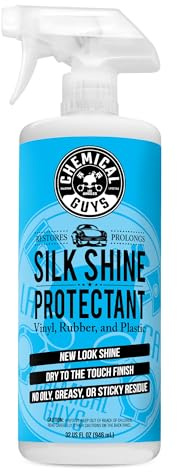 Chemical Guys Silk Shine Spray-able Dry-To-The-Touch Dressing and Protectant for Tires, Trim, Vinyl, Plastic and More, Safe for Cars, Trucks, Motorcycles, RVs & More, 32 fl oz
