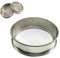 Énigme de jardin en métal | Tamis à mailles fines de 3 mm | Énigme de jardin robuste | Petite passoire à mailles fines | Outil de filtre de jardinage pour de saleté, sable, roche, filtration