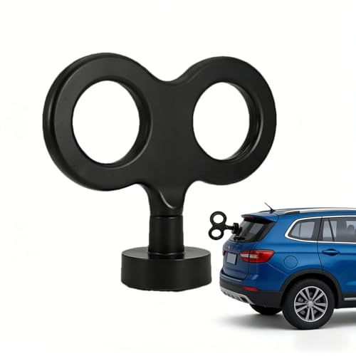 Electric Wind Up Key Car Decoration, Magnetic Rotating Wind-Up Toy Ornament for Car Hood Roof & Motorcycle Exterior, USB Rechargeable Remote Control Fun Car Accessory