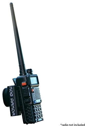 Mob Armor Rad Mount - Magnetic Car Mount Kit for CB, VHF, GMRS & Other Handheld Radios with Hand Mic Holder & Base, Walkie Talkie Holder, Mounting Solutions for Truck, Military & Off Road Accessories