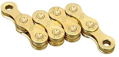 GADAW Cadena de eslabones perdidos reutilizables de acero al carbono para bicicleta, eslabones rápidos, cadena de bicicleta de montaña 114/116 eslabones